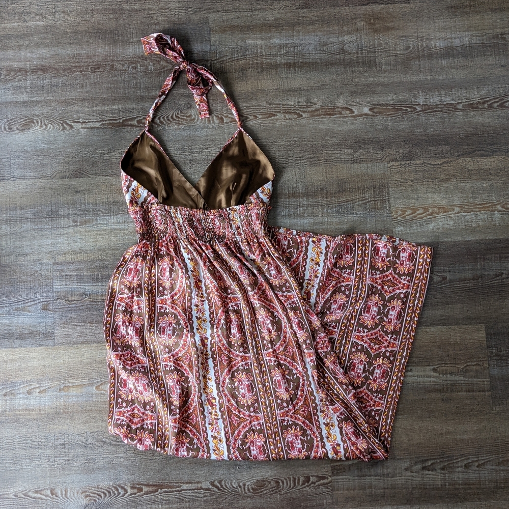 Gianni Bini silk halter maxi dress - Picture 4 of 8